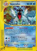 Gyarados, card H10 of the Skyridge set, 2003, illustrated by Kimiya Masago