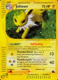 Jolteon, card H12 of the Skyridge set, 2003, illustrated by Hikaru Koike