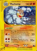 Machamp, card H15 of the Skyridge set, 2003, illustrated by Naoyo Kimura