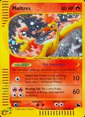 Moltres, card H20 of the Skyridge set, 2003, illustrated by Kouki Saitou