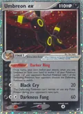 Umbreon ex, card 112 of the Unseen Forces set, 2005, illustrated by Ryo Ueda