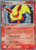 Flareon ex, card 108 of the Delta Species set, 2005, illustrated by Ryo Ueda