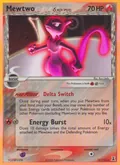 Mewtwo δ, card 12 of the Delta Species set, 2005, illustrated by Ryo Ueda