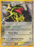 Rayquaza δ, card 13 of the Delta Species set, 2005, illustrated by Ryo Ueda