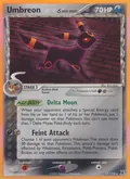 Umbreon δ, card 17 of the Delta Species set, 2005, illustrated by Ryo Ueda