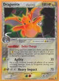 Dragonite δ, card 3 of the Delta Species set, 2005, illustrated by Ryo Ueda