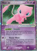 Mew ex, card 88 of the Legend Maker set, 2006, illustrated by Ryo Ueda