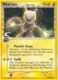 Mewtwo δ, card 24 of the Holon Phantoms set, 2006, illustrated by Ryo Ueda