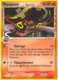 Rayquaza δ, card 26 of the Holon Phantoms set, 2006, illustrated by Ryo Ueda