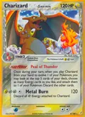 Charizard δ, card 4 of the Crystal Guardians set, 2006, illustrated by Kouki Saitou