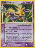 Alakazam ★, card 99 of the Crystal Guardians set, 2006, illustrated by Masakazu Fukuda