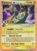 Rayquaza ex δ, card 97 of the Dragon Frontiers set, 2006, illustrated by Ryo Ueda