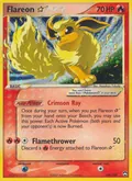 Flareon ★, card 100 of the Power Keepers set, 2007, illustrated by Masakazu Fukuda