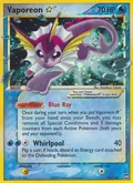 Vaporeon ★, card 102 of the Power Keepers set, 2007, illustrated by Masakazu Fukuda