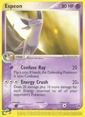 Espeon, card 16 of the Sandstorm set, 2003, illustrated by Mitsuhiro Arita