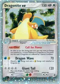 Dragonite ex, card 90 of the Dragon set, 2003, illustrated by Ryo Ueda