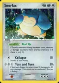 Snorlax, card 15 of the FireRed & LeafGreen set, 2004, illustrated by Kagemaru Himeno
