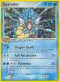 Gyarados, card 8 of the Deoxys set, 2005, illustrated by Hisao Nakamura