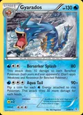 Gyarados, card 23 of the Generations set, 2016, illustrated by Shin Nagasawa