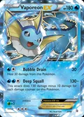 Vaporeon-EX, card 24 of the Generations set, 2016, illustrated by Naoki Saito