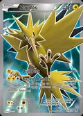 Zapdos, card 29 of the Generations set, 2016, illustrated by Ryo Ueda