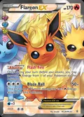 Flareon-EX, card RC28 of the Generations set, 2016, illustrated by kirisAki