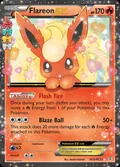 Flareon-EX, card RC6 of the Generations set, 2016, illustrated by Atsuko Nishida