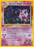 Sabrina's Gengar, card 14 of the Gym Heroes set, 2000, illustrated by Ken Sugimori