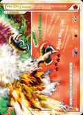Ho-Oh LEGEND, card 112 of the HeartGold & SoulSilver set, 2010, illustrated by Shinji Higuchi