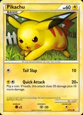 Pikachu, card 78 of the HeartGold & SoulSilver set, 2010, illustrated by match