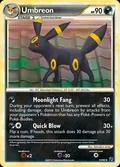 Umbreon, card 10 of the HS—Undaunted set, 2010, illustrated by Mitsuhiro Arita