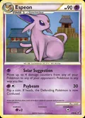 Espeon, card 2 of the HS—Undaunted set, 2010, illustrated by match