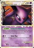 Espeon, card 81 of the HS—Undaunted set, 2010, illustrated by Hideaki Hakozaki
