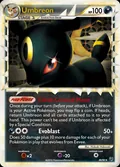 Umbreon, card 86 of the HS—Undaunted set, 2010, illustrated by Hideaki Hakozaki