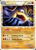 Machamp, card 95 of the HS—Triumphant set, 2010, illustrated by Shizurow