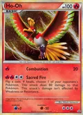 Ho-Oh, card HGSS01 of the HGSS Black Star Promos set, 2010, illustrated by Takashi Yamaguchi