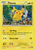 Pikachu, card 6 of the McDonald's Collection 2016 set, 2016, illustrated by Naoki Saito