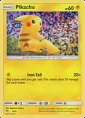 Pikachu, card 6 of the McDonald's Collection 2019 set, 2019, illustrated by Kagemaru Himeno