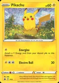 Pikachu, card 7 of the McDonald's Collection 2022 set, 2022, illustrated by chibi