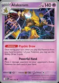 Alakazam, card 56 of the Mega Evolution set, 2025