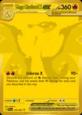 Mega Charizard X ex, card 130 of the Phantasmal Flames set, 2025, illustrated by takuyoa