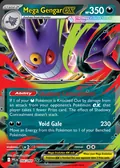 Mega Gengar ex, card 56 of the Phantasmal Flames set, 2025, illustrated by 5ban Graphics