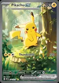 Pikachu ex, card 276 of the Ascended Heroes set, 2026, illustrated by booota