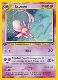 Espeon card from 2001