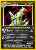 Tyranitar card from 2001