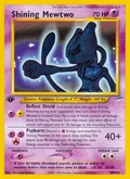 Shining Mewtwo, card 109 of the Neo Destiny set, 2002, illustrated by Hironobu Yoshida
