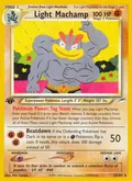 Light Machamp, card 25 of the Neo Destiny set, 2002, illustrated by Miki Tanaka