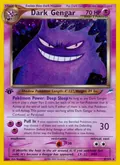 Dark Gengar, card 6 of the Neo Destiny set, 2002, illustrated by Aya Kusube
