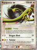 Rayquaza ex card from 2003