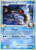 Gyarados G, card 30 of the Platinum set, 2009, illustrated by Kent Kanetsuna